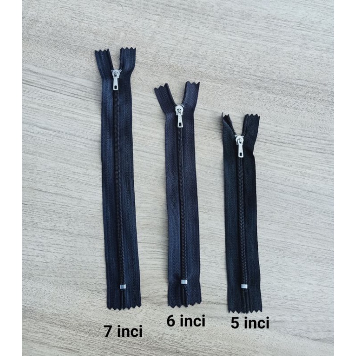 RESLETING SAKU/ DM NYLON'S ZIPPER. 7000/lusin