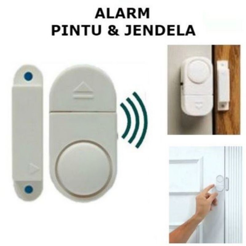 Alarm Anti Maling Bunyi Sensor Pencuri Tempel Door Window Pintu Lemari Laci