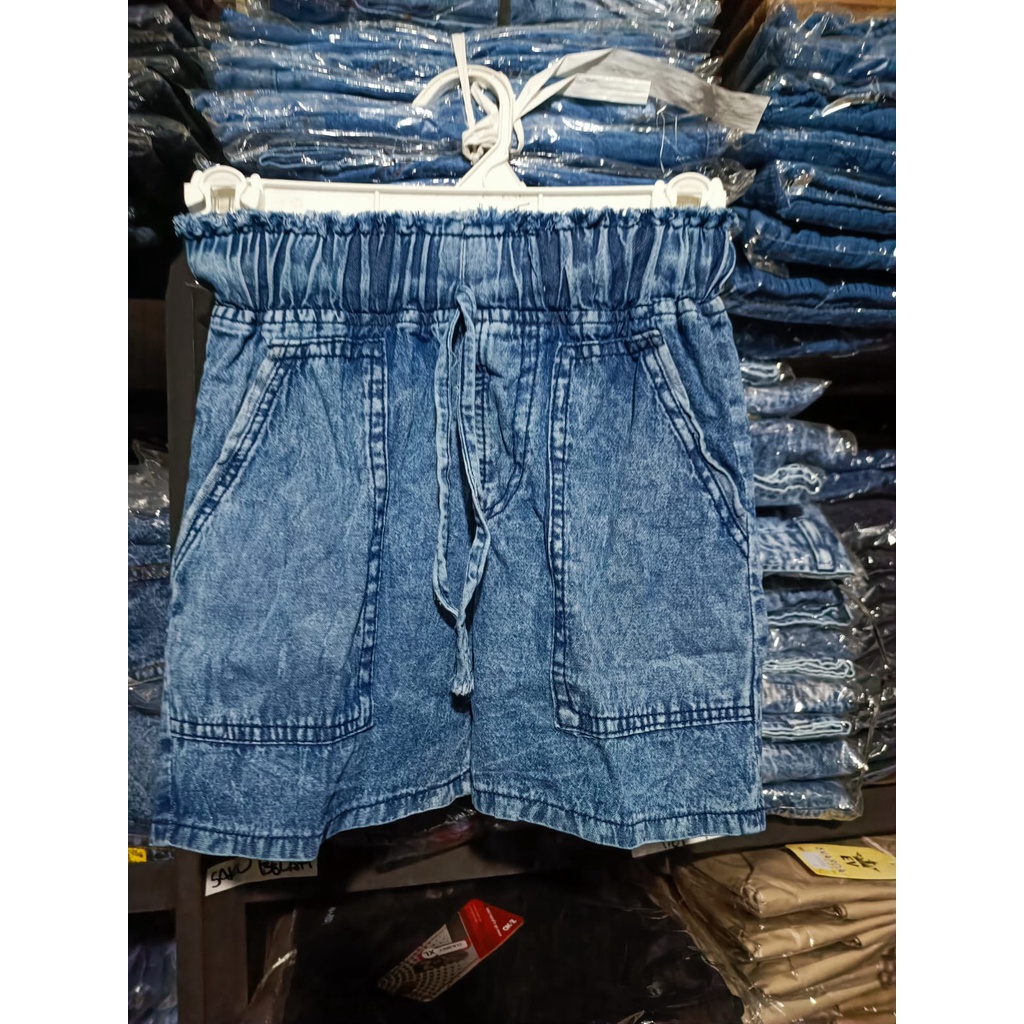 BOBO JEANS ANAK 7-9 Tahun | Celana Jeans Pendek Anak Saku Lucu