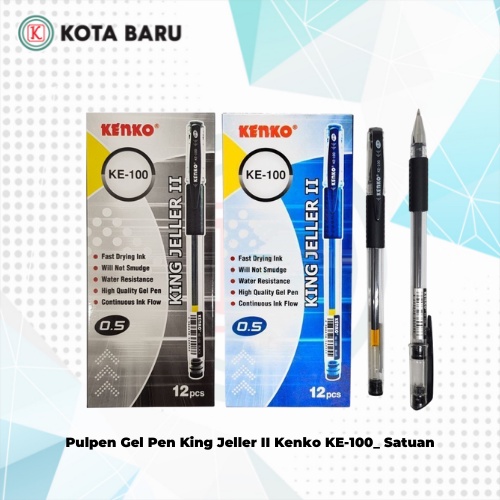 

Pulpen Gel Pen King Jeller II Kenko KE-100_Satuan