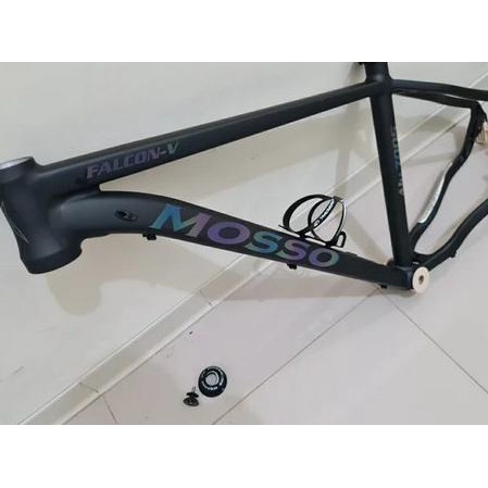 Frame Set Mtb Mosso Falcon V Black Hitam Rainbow 7559 Xc Wheel