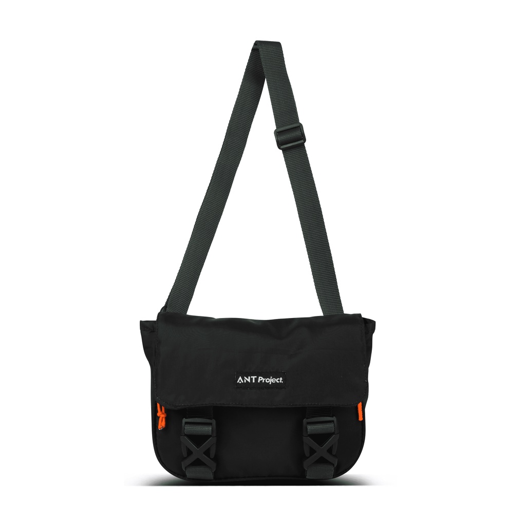 ANT PROJECT - Sling Bag Pria RYUGA BLACK - Tas Selempang Pria