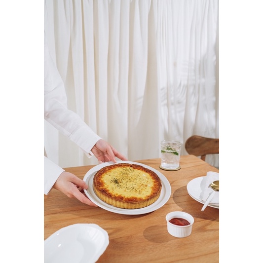 

Smoked beef and cheese quiche