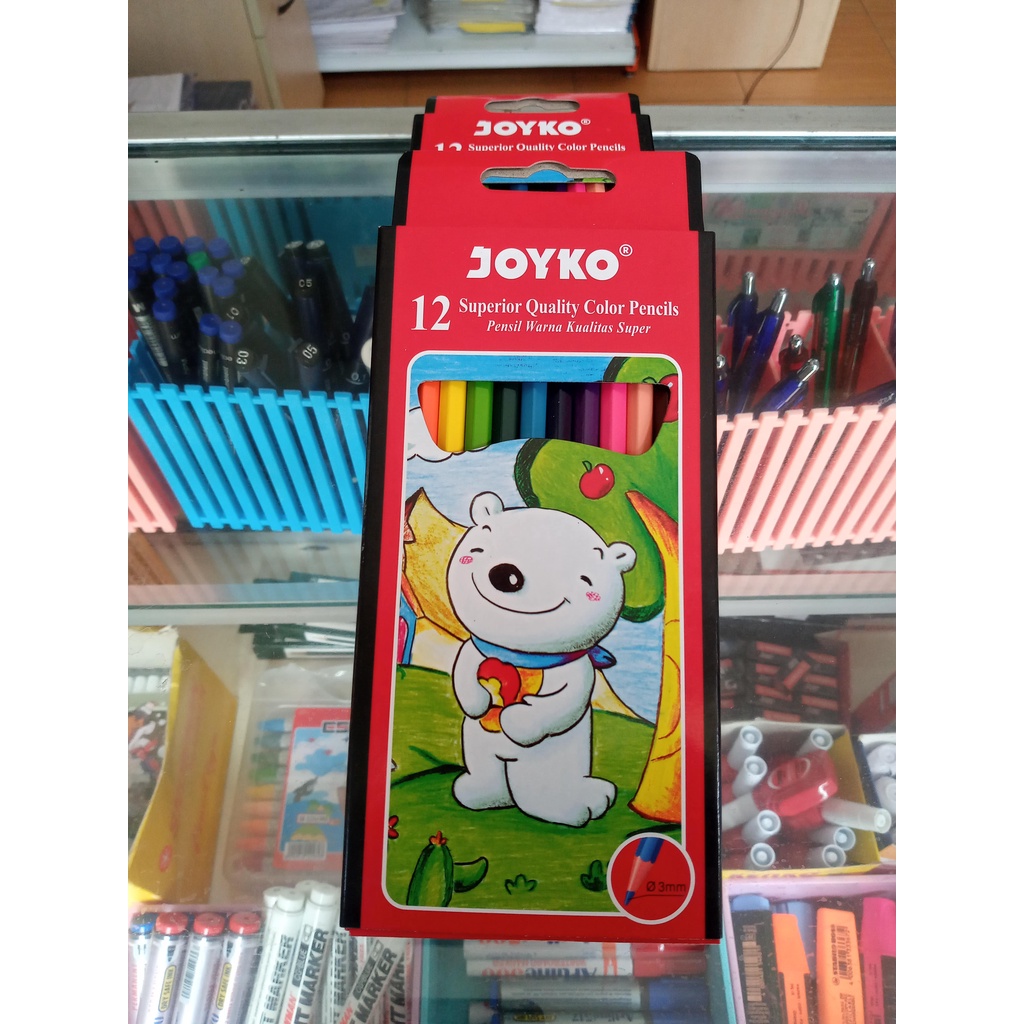 

Pensil Warna Joyko CP 12PB 12 Warna