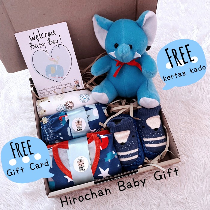 

(COD) Kikoochi Hirochan - Hadiah Kado Bayi Lahiran Hampers Kelahiran Baby