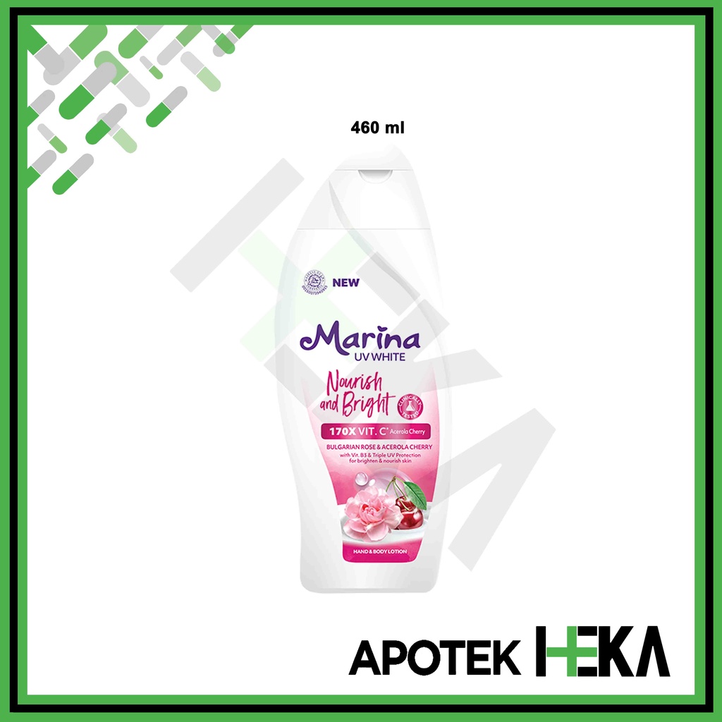 Marina UV White Nourish and Bright - Vitamin C Body Lotion (SEMARANG)