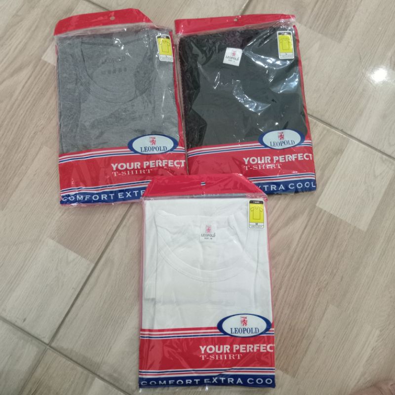 LEOPOLD T Shirt Kaos Oblong Pria