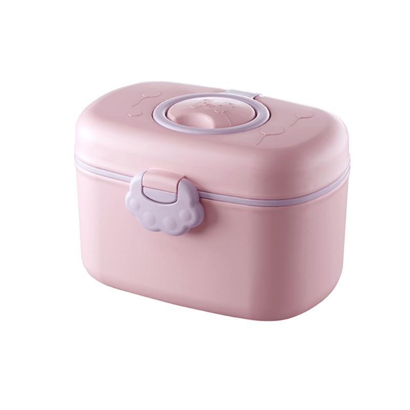 Mary Formula Dispenser Container Box Potable Kotak Penyimpanan Bayi Perlengkapan Makan