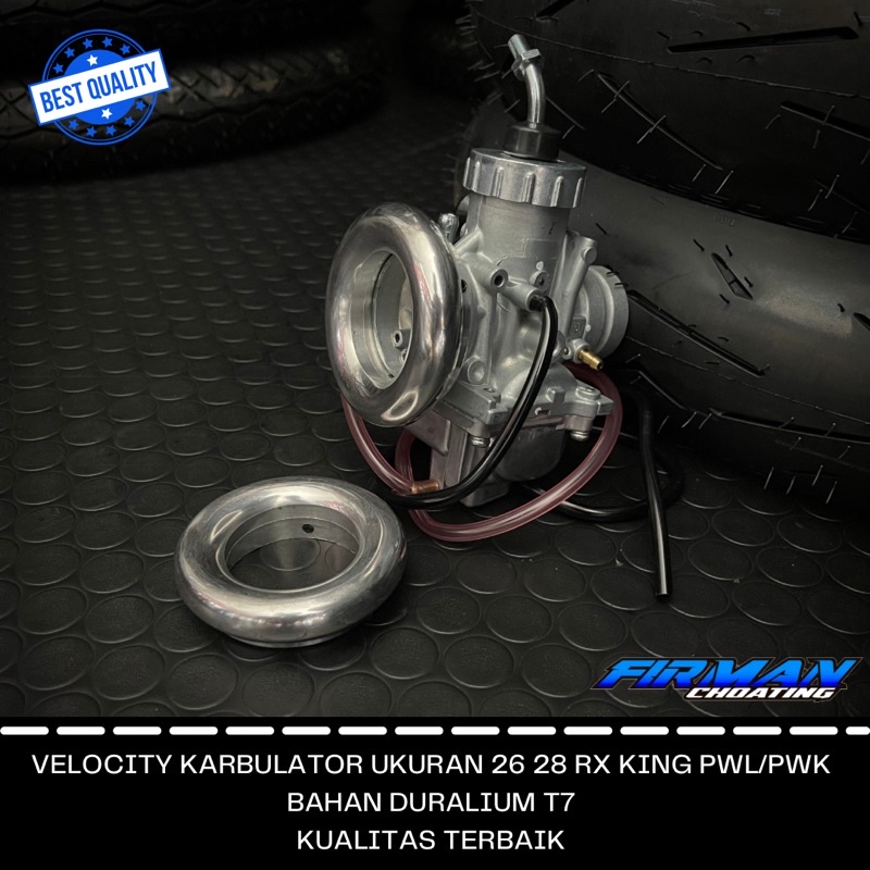 Velocity karbulator ukuran 26 28 RX KING PE PWL/PWK DLL