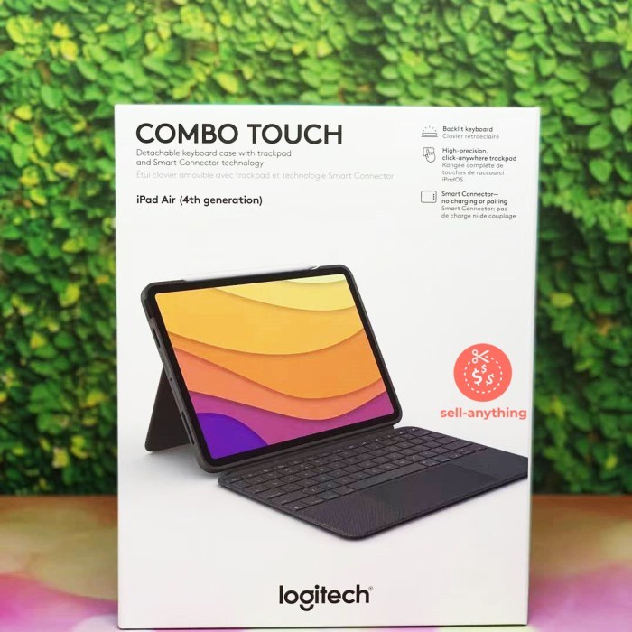 Keyboard Logitech Combo Touch Ipad Air 5Th Gen, 4Th Gen