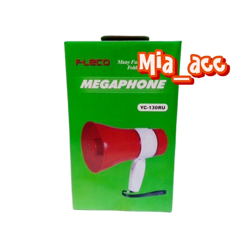 Toa Megaphone FLECO YC-130RU / Pengeras Suara Fleco YC-130RU Fitur Tombol USB Memori Card