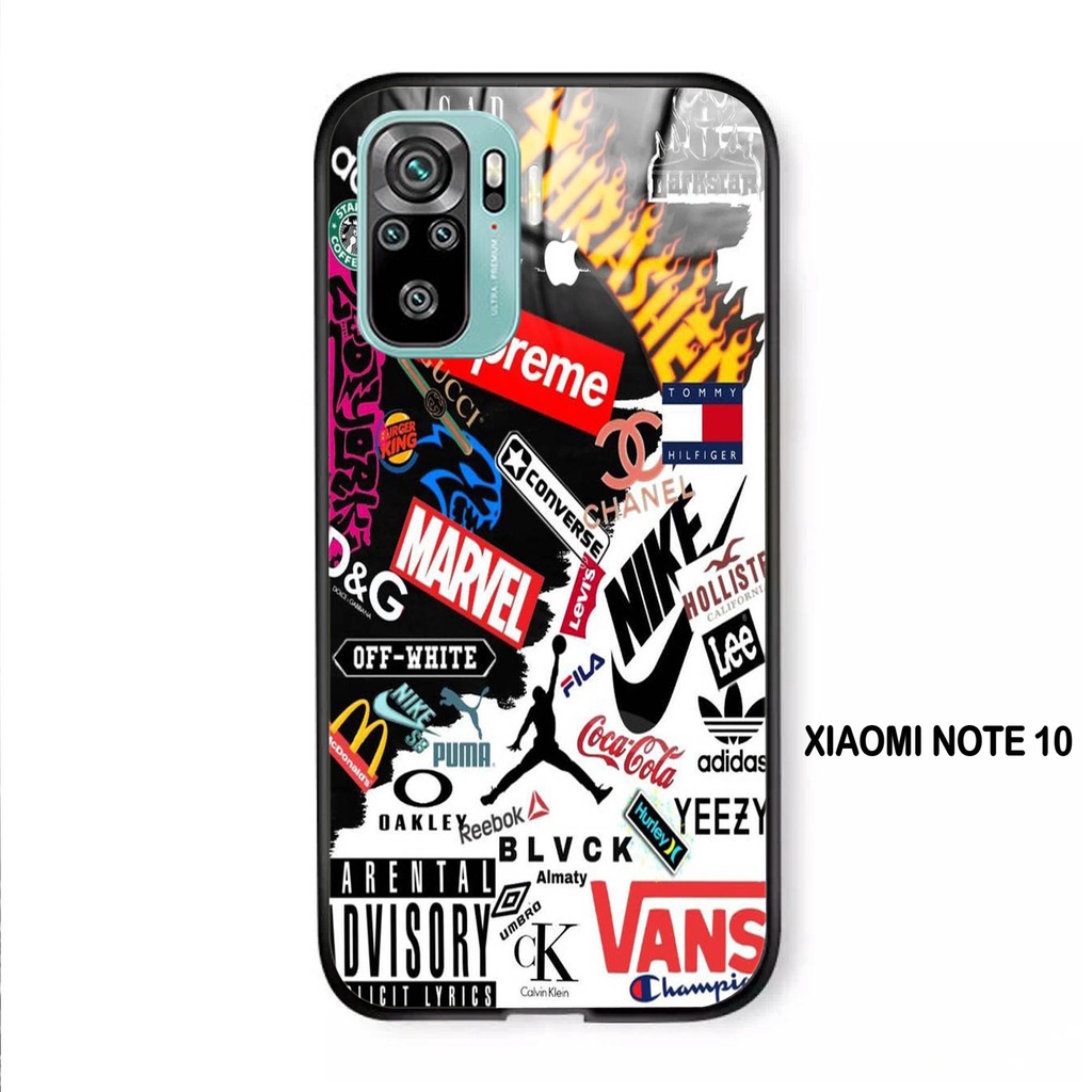 Softcase Kaca XIAOMI REDMI NOTE 10  - Case Handphone XIAOMI REDMI NOTE 10 [T64]