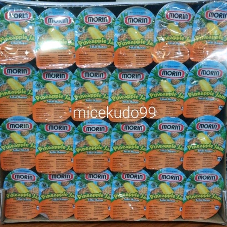 

MORIN PINEAPPLE JAM PORTION ISI 48 PCS SELAI NANAS PORSI INDIVIDUAL PACK