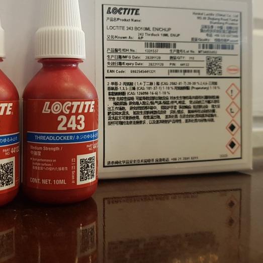 

Loctite 243 / lem baut / threadlocker loctite 243 / pelumas baut 10ml