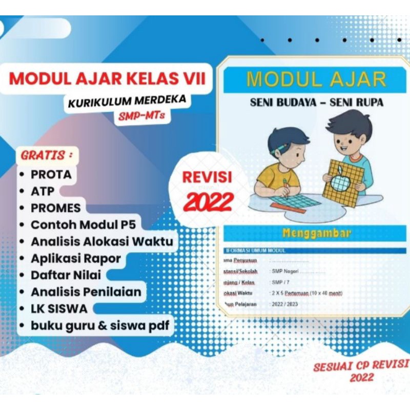 

MODUL AJAR SENI BUDAYA SMP FASE D KLS 7 2.SEMESTER