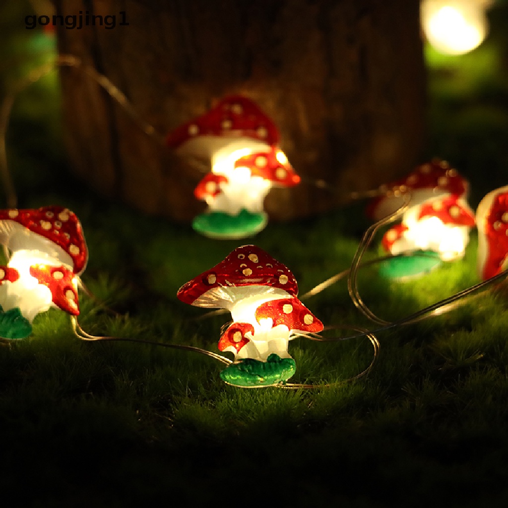 Ggg Lampu Tumblr 30-led 2M / 3M Bentuk Jamur Untuk Dekorasi Natal
