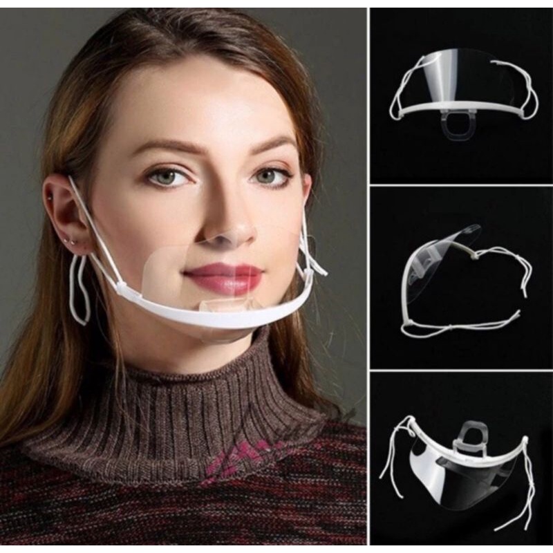 Kichen Mask Face Shield Mask Kichen - Face Shield Kichen Mask Masker Penutup Hidung Mulut Koki