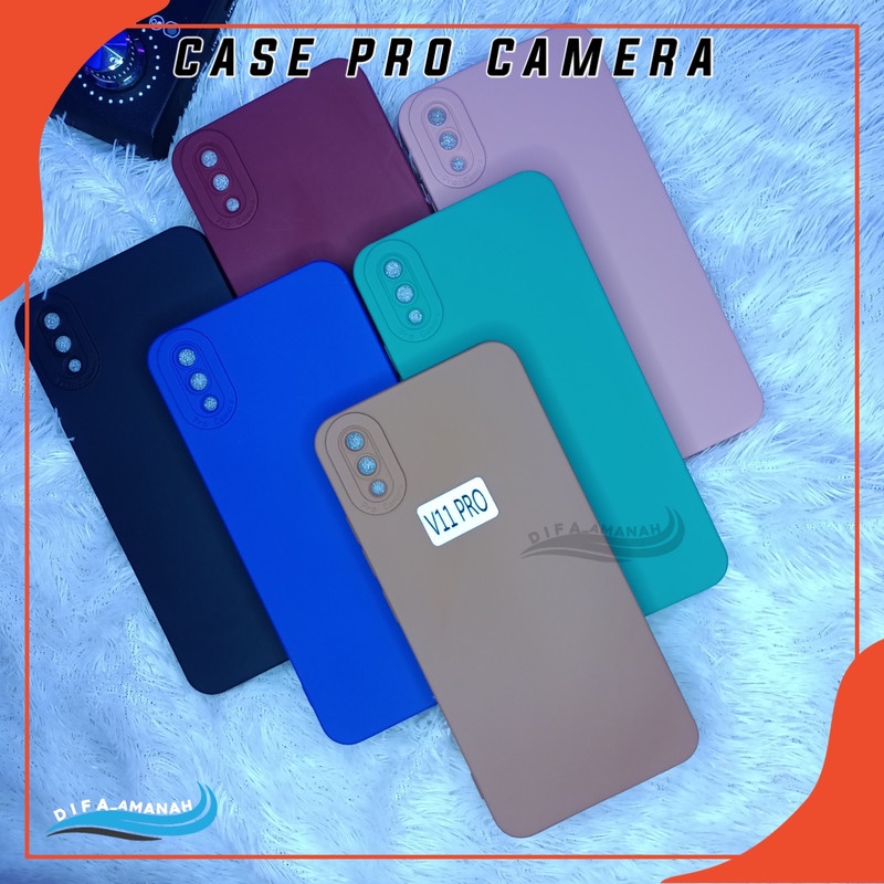 VIVO V11 PRO Softcase case pro camera macaron bahan tebal di jammin sesui foto master soft case pro camera