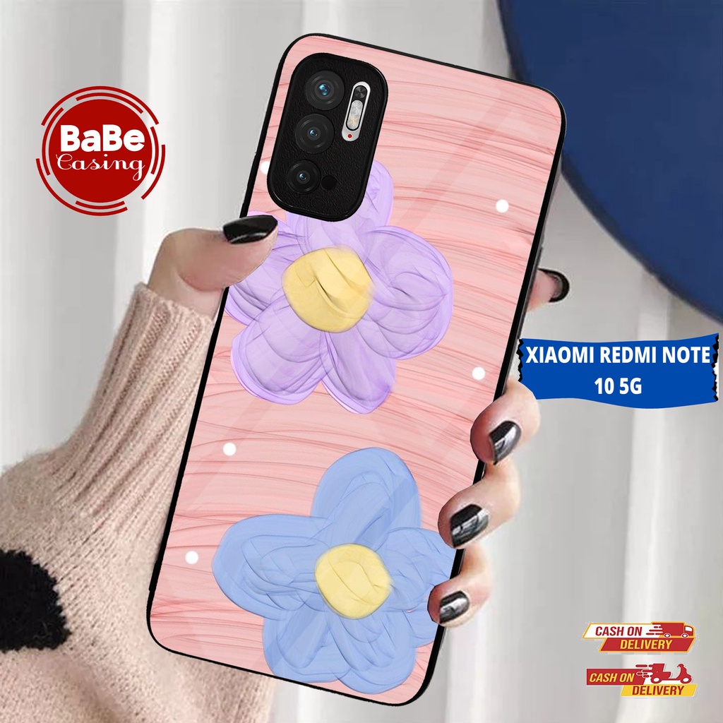Case Xiaomi Redmi Note 10 5g Casing Redmi Note 10 5g Flower Cute Cassing Hardcase Softcase Glossy 2d