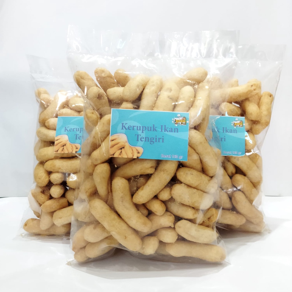 

KG - Krupuk Ikan Tengiri / Amplang / Kuku Macan Kemasan 160gr