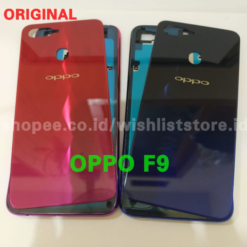Backdoor Backover Casing Housing OPPO F9 | F9 Pro Kesing Fullset Original
