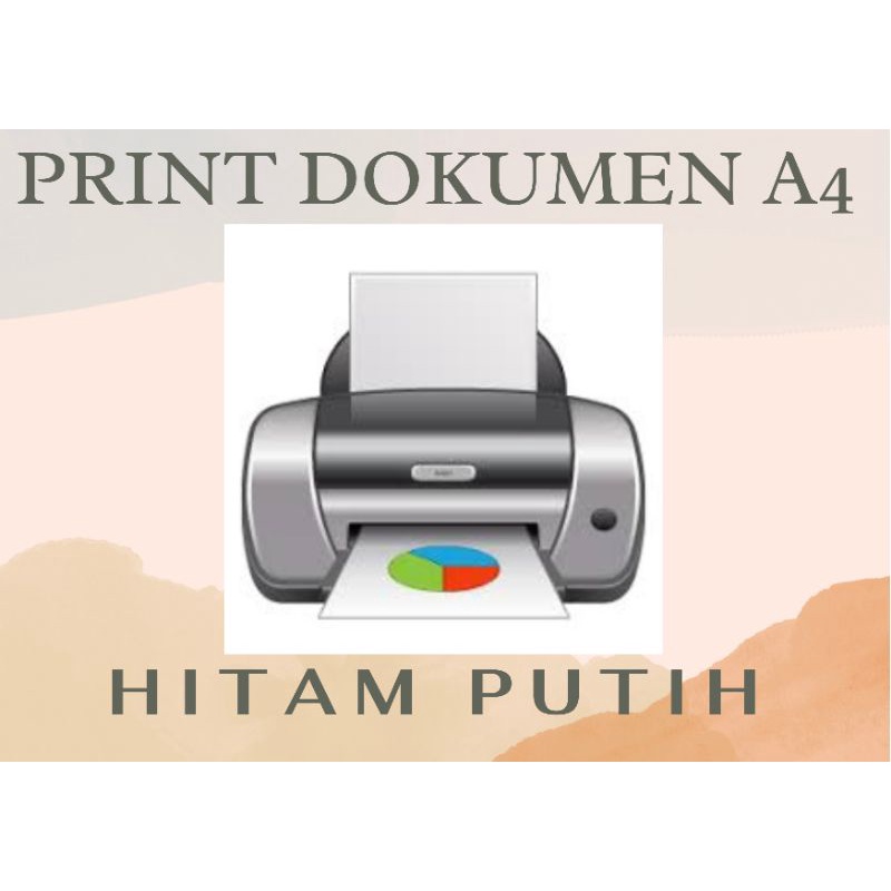 Jasa Ngeprint Dokumen A4 Hitam Putih/Berwarna