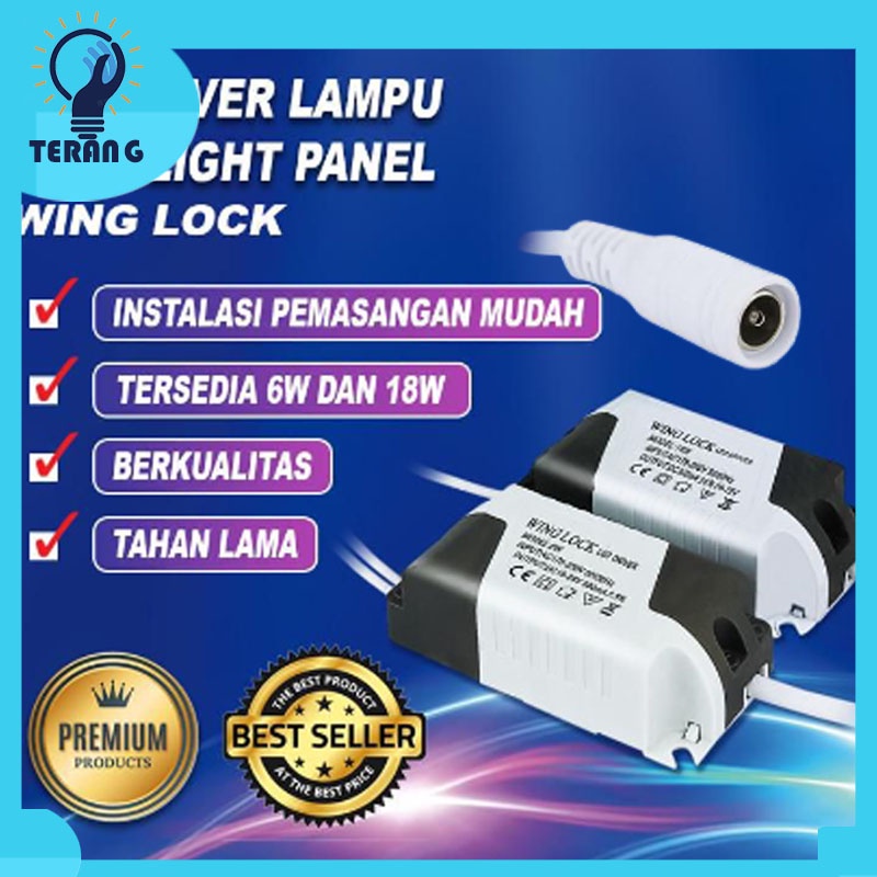 Driver Adaptor Trafo Panel LED Downlight / Driver Panel LED 2 Warna