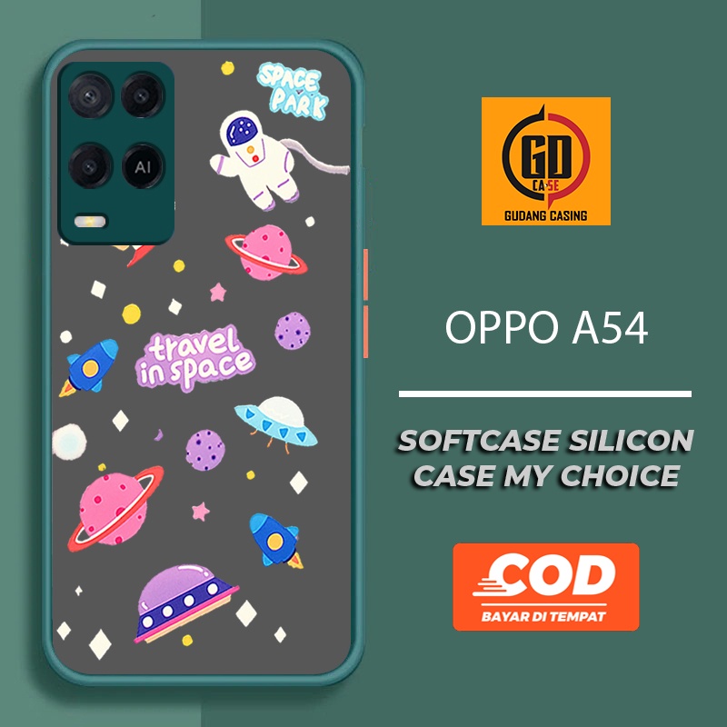 Case OPPO A54 Case Hp  OPPO A54 Case Mychoice Gudang Casing [STIKER] Casing Hp Aesthetic Kesing Hp K