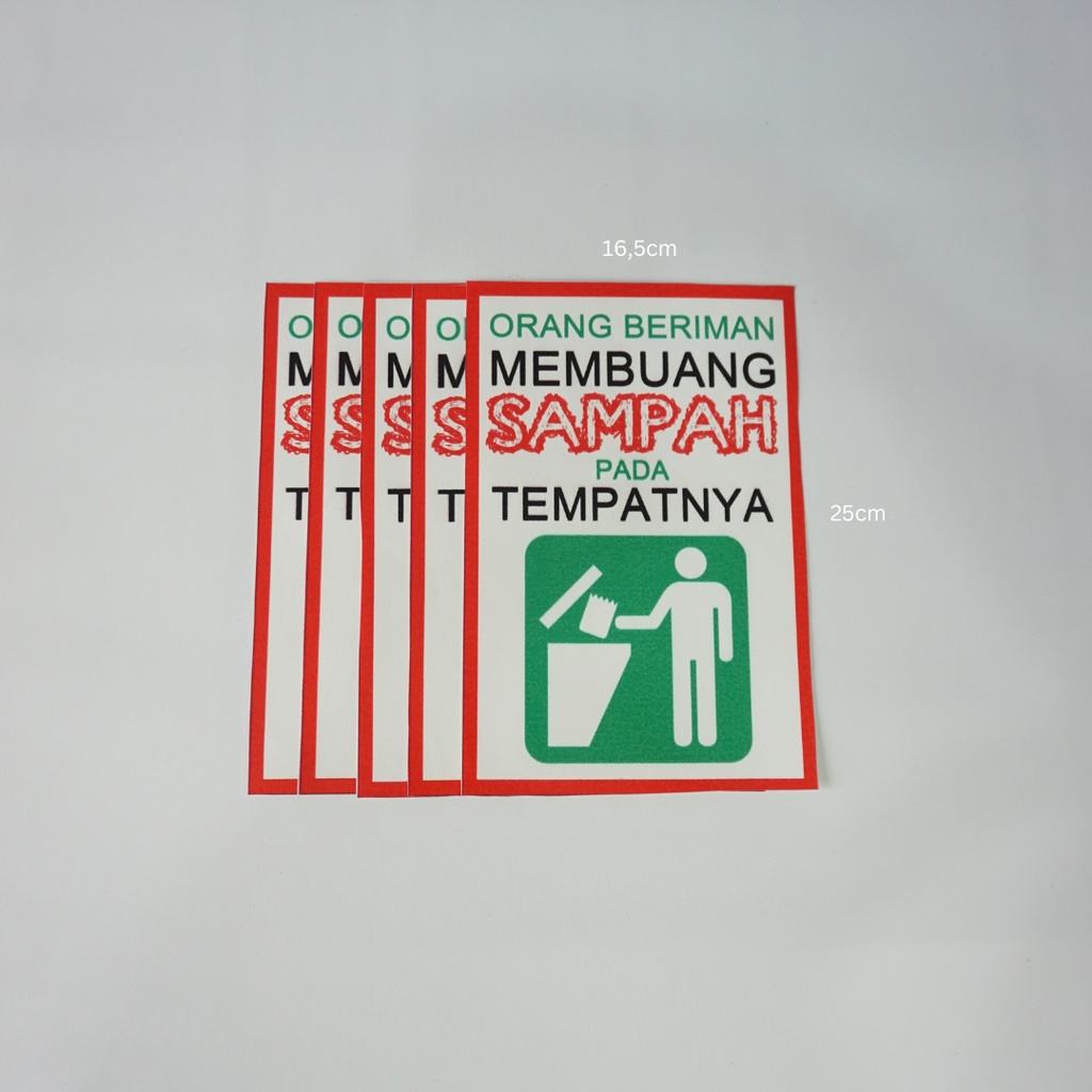 

STIKER RIJECT MEMBUANG SAMPAH | RUANGAN BER-AC