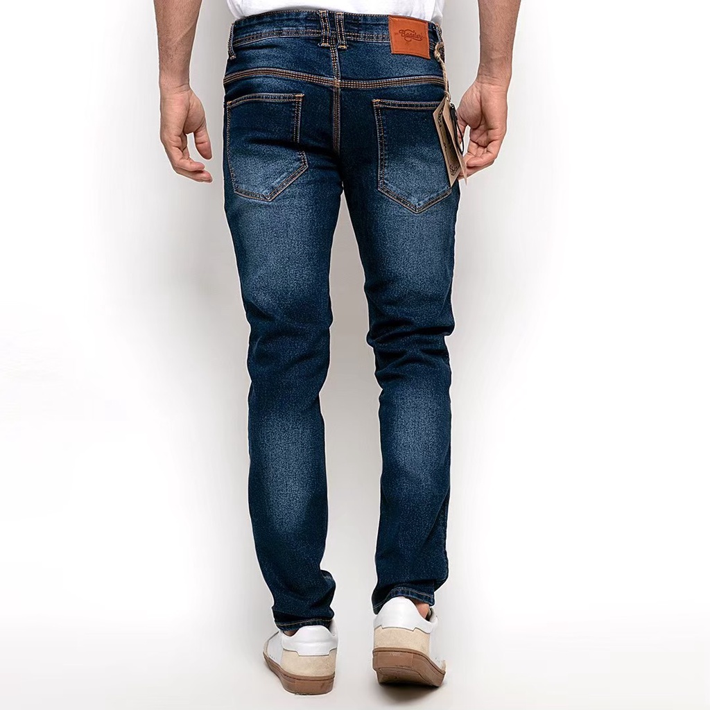 Celana Jeans Panjang Pria Selvedge Premium BIG Size SM BAGELER