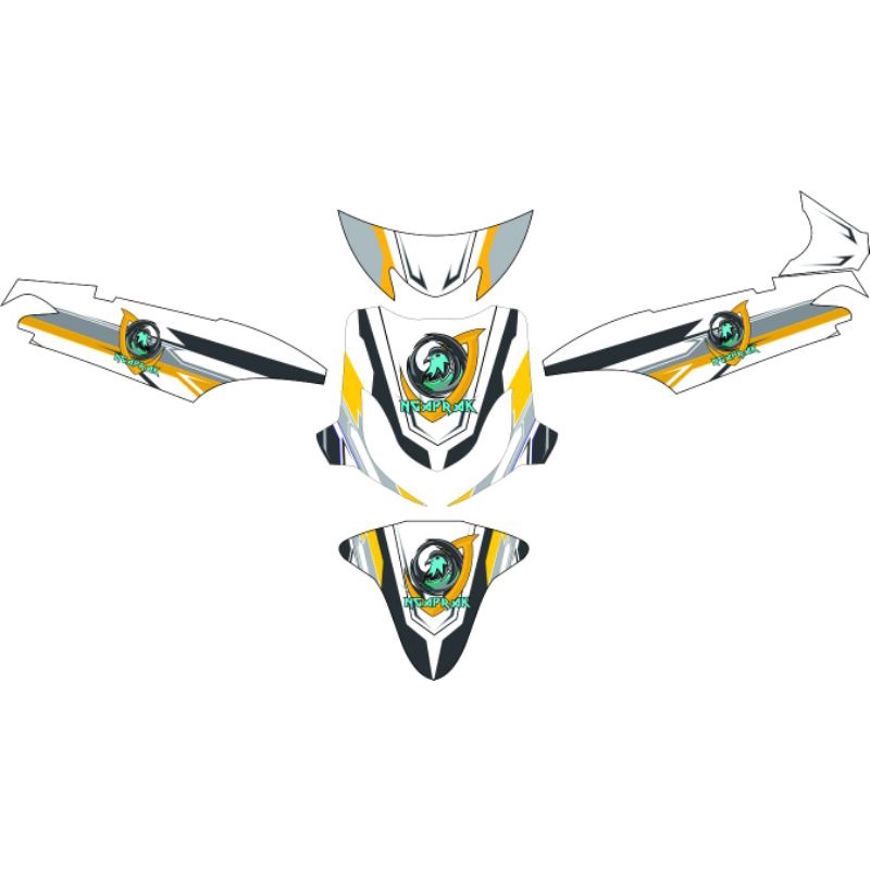 Decal Mio sporty Decal Mio roadrace Decal mio lama Decal Mio smile