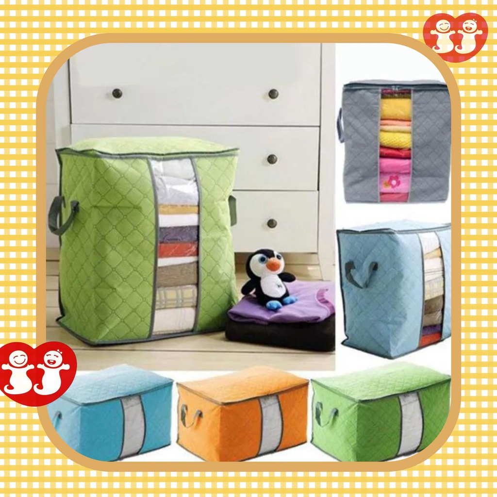 Storage Bag Storage Box Tempat Penyimpanan Pakaian Selimut Bed Cover