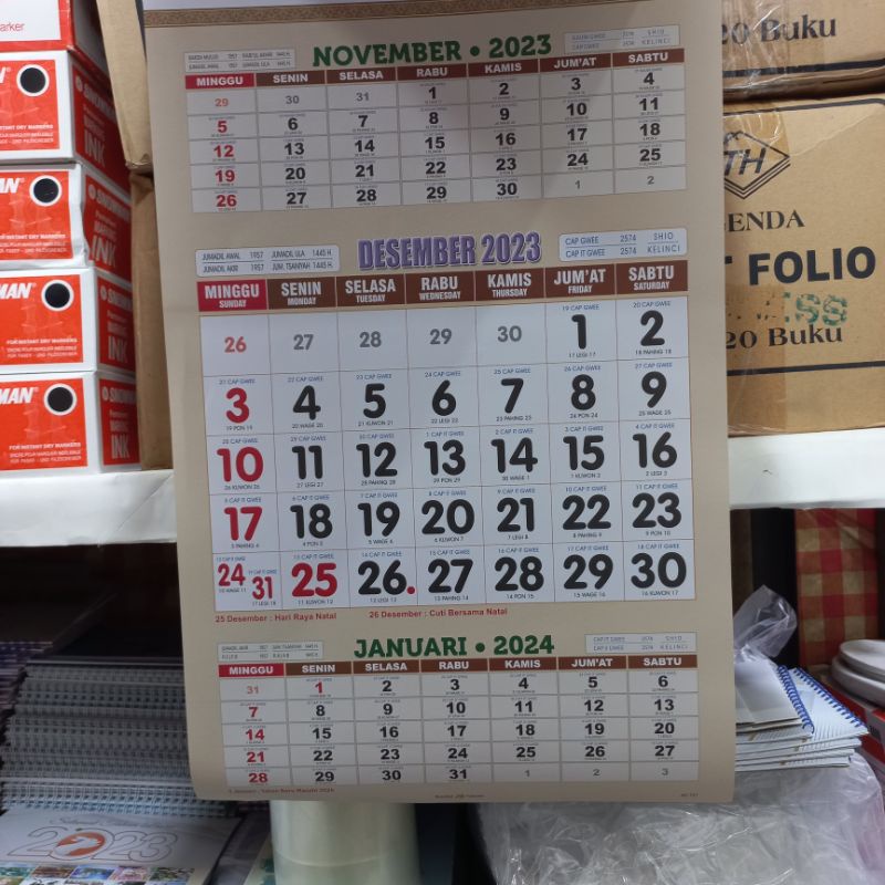 KALENDER KERJA SEMILUX 2024