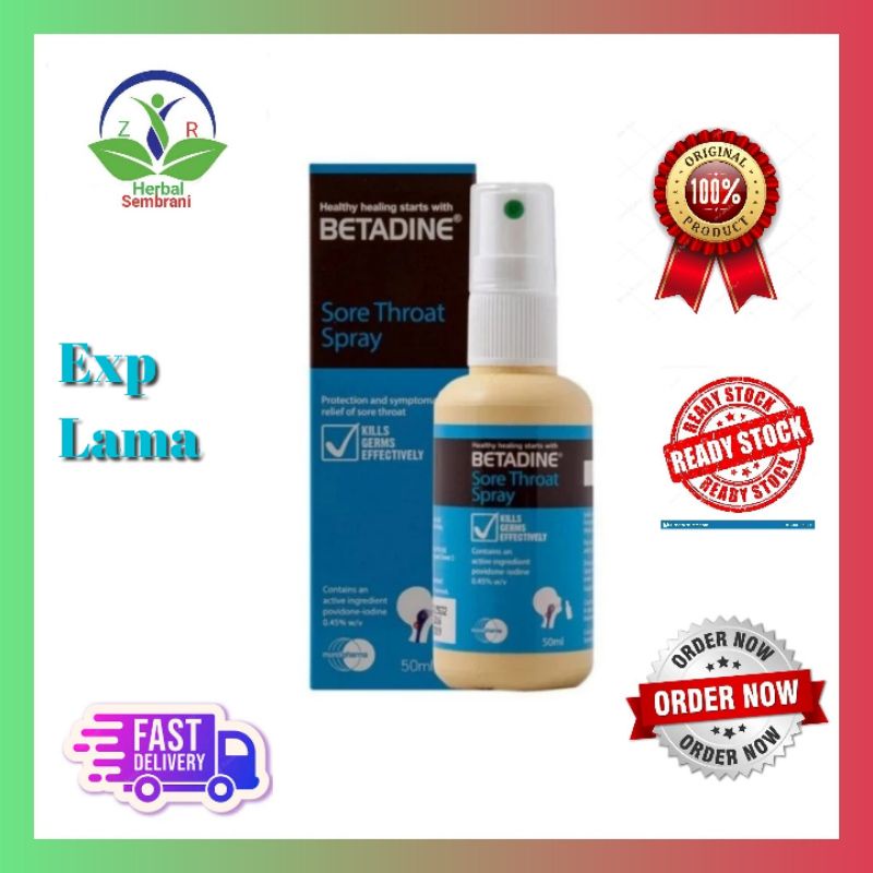 Betadine sore throat spray