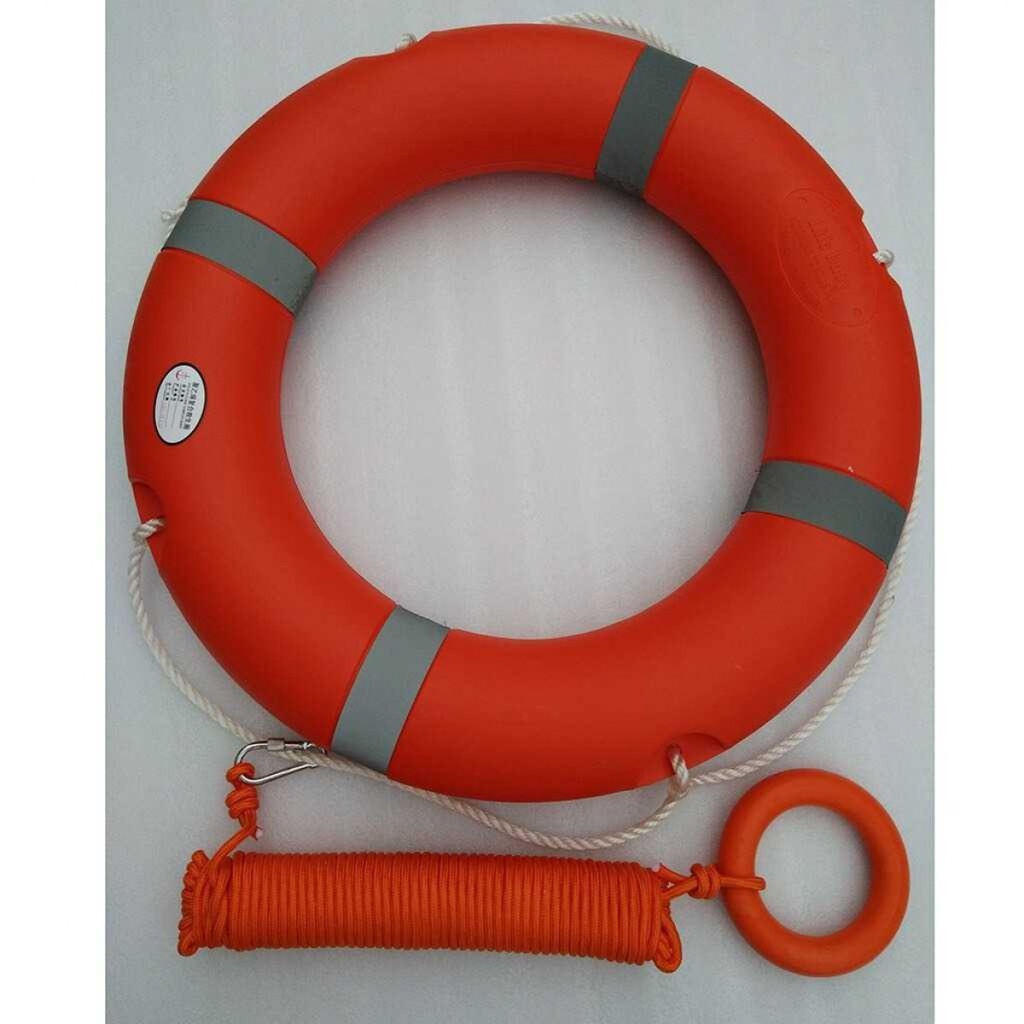 Tali Rescue Untuk Pelampung Dengan Carabiner dan Handle Ring 20 Meter