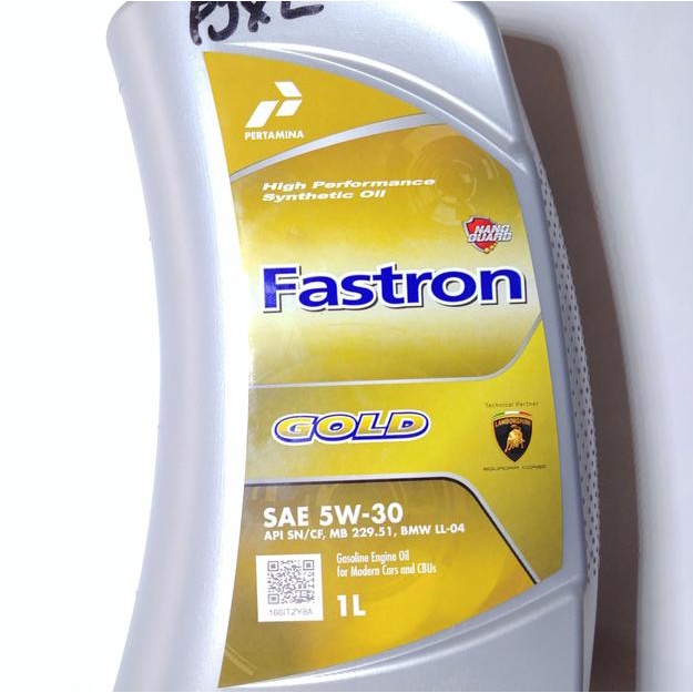 Oli Mesin Mobil Motor Fastron Gold 5W-30 (1 Liter)