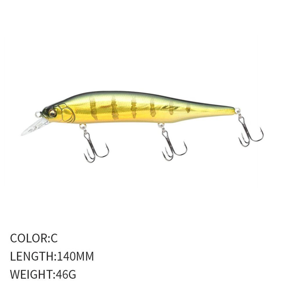 Preva Pencil Minnow Baits 140MM/40G Crankbaits Outdoor Umpan Ikan Kecil Yang Bermanfaat