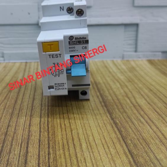 ELCB/RCCB SHIHLIN 1P+N 6A 30mA