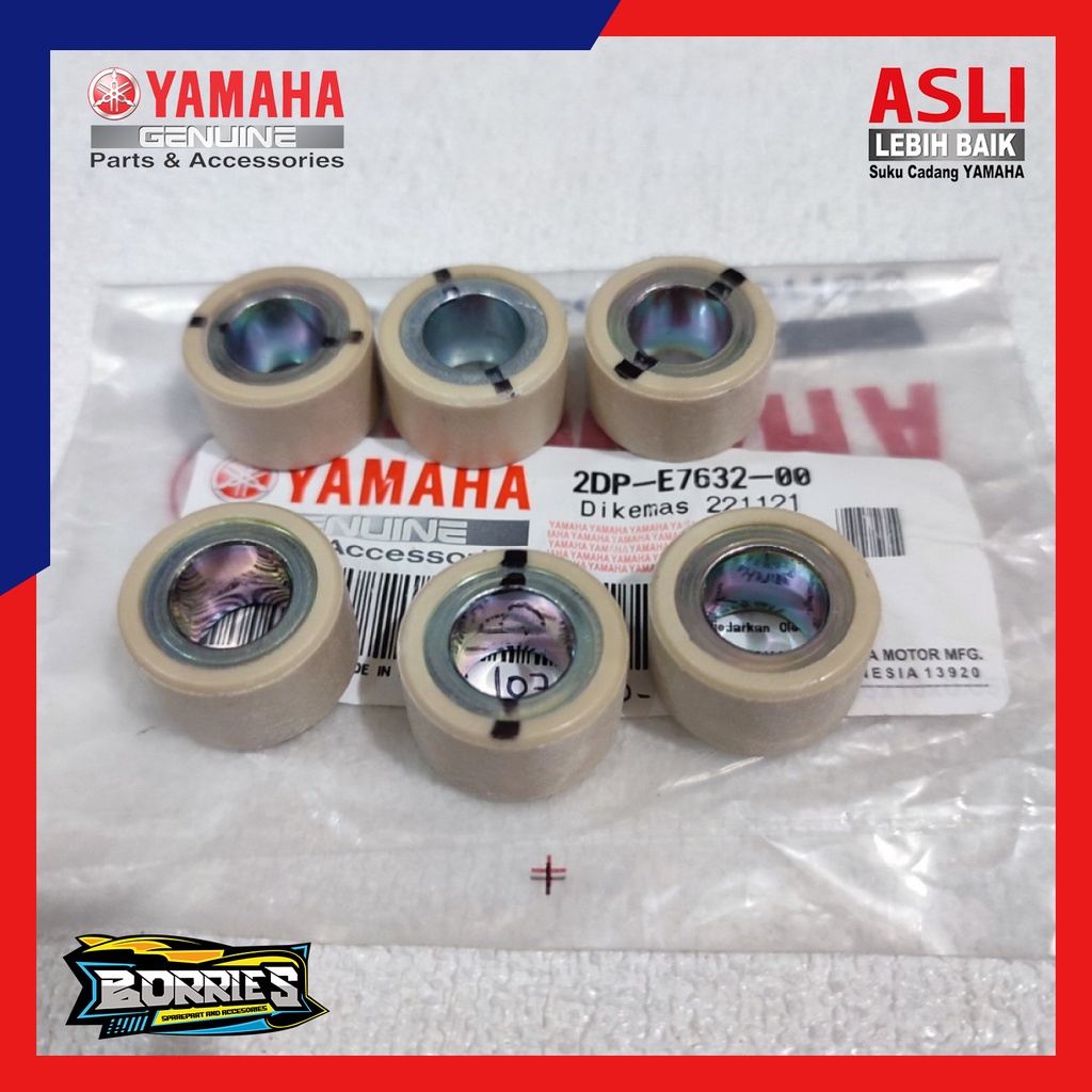 ROLLER SET YAMAHA N-MAX AEROX 155 2DP-E7632-00 ORIGINAL YAMAHA