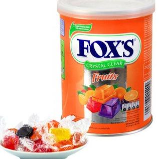 

⇳ Permen FOXS FOX FOX'S Tin Crystal Clear Candy Kaleng - Fruit 180gr parcel lebaran hadiah natal √