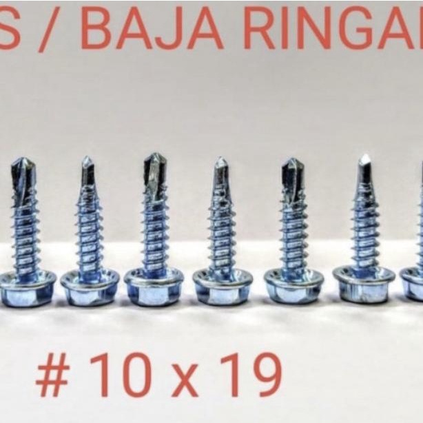 SKRUP BAJA RINGAN 10 x 19