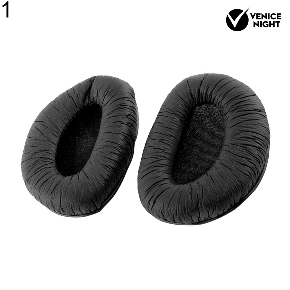 (VNEP) (Berkabel) 2Pcs Pengganti Bantalan Telinga Headphone Penutup Bantal untuk S-ennheiser HDR160 170 180