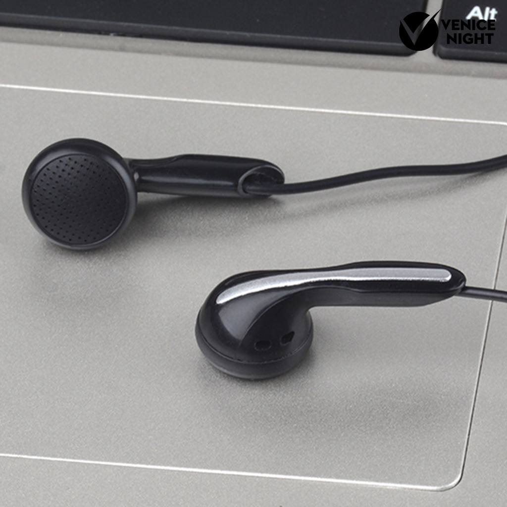 (VNEP) (Berkabel) S8 In-ear Earphone dengan Mikrofon Mega Bass Line Control High Fidelity Sound Earbud untuk Ponsel