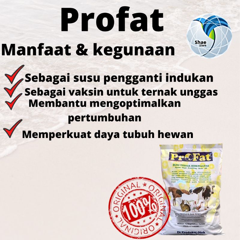 PROFAT Susu Ternak Berkualitas Susu Skim Pengantin susu Induk shaestore15