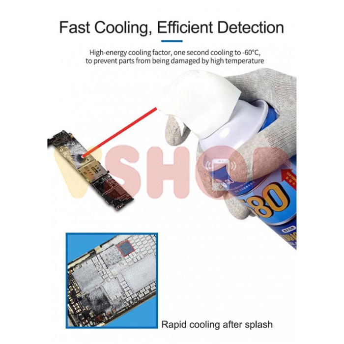 Cairan Coolant System Freeze Sunshine Ss-580 Deteksi Komponen Konslet