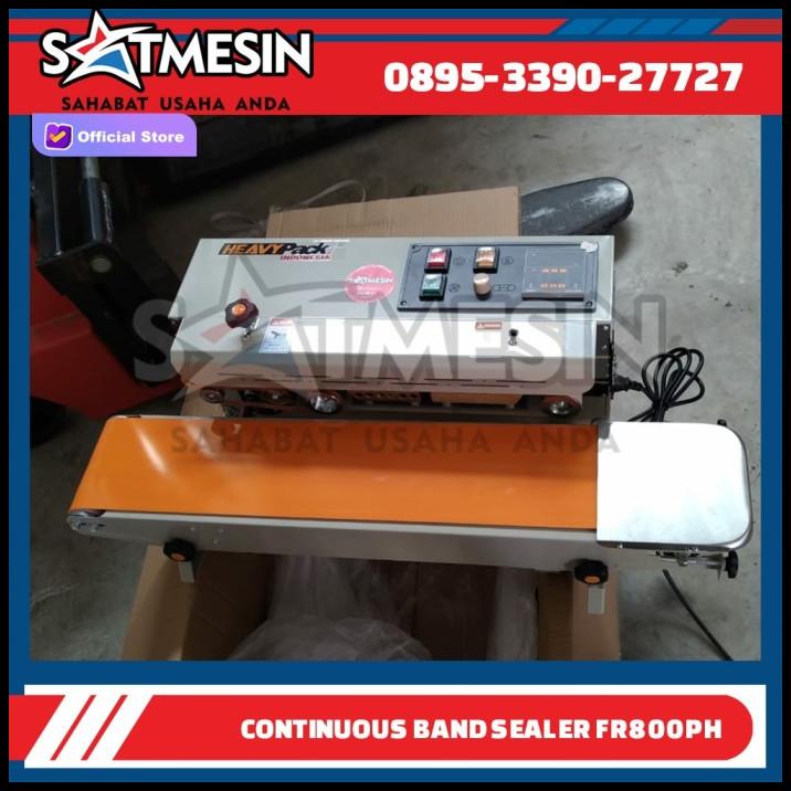Promo Continuous Band Sealer Mesin Segel Plastik Fr-800Ph Heavypack Fr800Ph