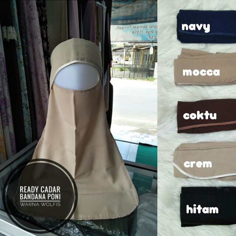 cadar bandana poni wolfis