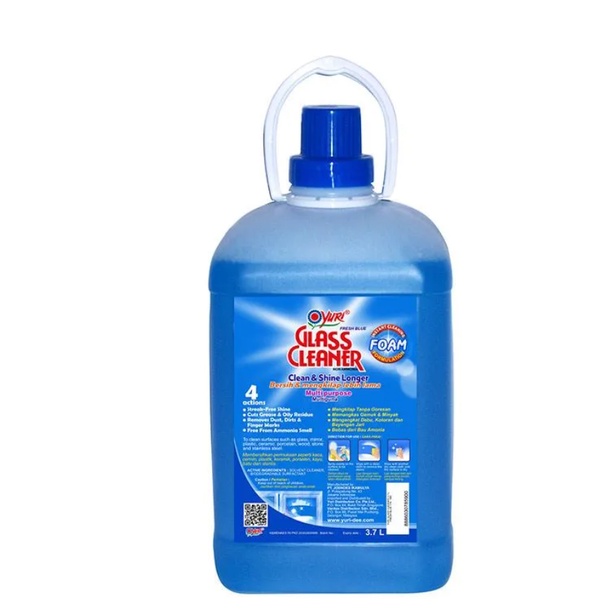 Yuri Glass Cleaner galon 3.7 L - Cairan pembersih kaca yuri - Galon