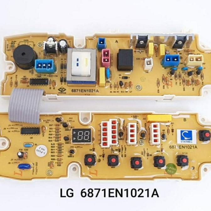 Ji695 Pcb Modul Mesin Cuci Lg Wf-L711Tc Wf-F781Tc Kode Part 6871En1021