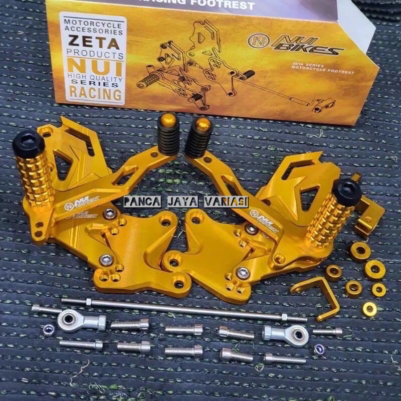 Step Belakang Underbon Nui Bikes Zeta Ninja 250fi ,Ninja 250karbu ,Ninja Zx250